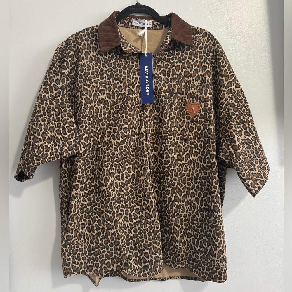Cheetah Aelfric Eden button shirt